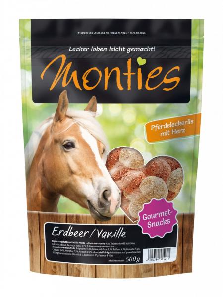 Monties Erdbeer Vanille Snack 4005784515241