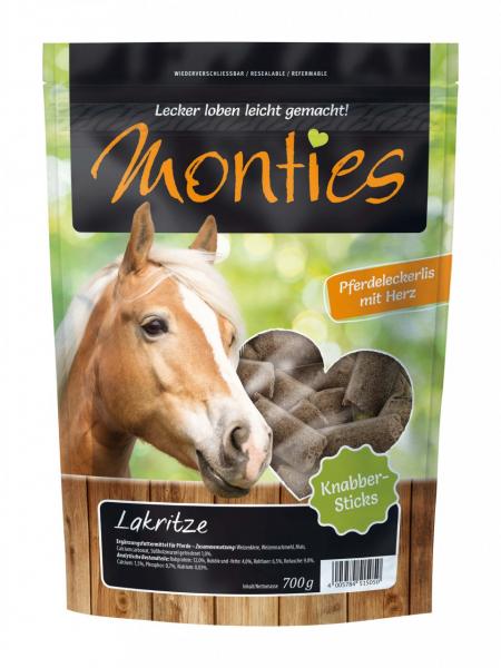Monties Lakritze Sticks Pferd