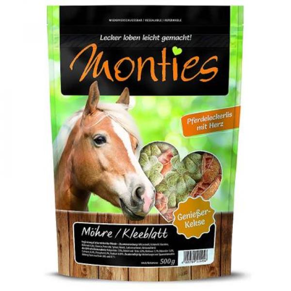 Monties Möhre Kleeblatt für Pferde